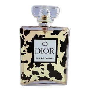 Dior animal print lacquered art.